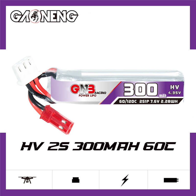 GAONENG GNB 2S 7.6V 300mAh 60C - Drone Battery Plate review and price
